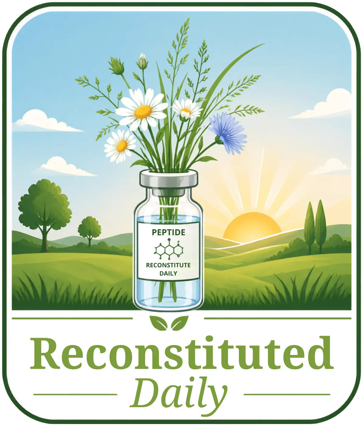 Reconstituted Daily peptide research compounds